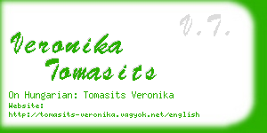 veronika tomasits business card
